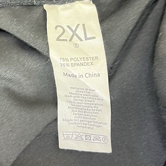 4 Pack Plus Size Leggings with Pockets for Women- High Waisted Tummy Control 2XL - Picture 4 of 6